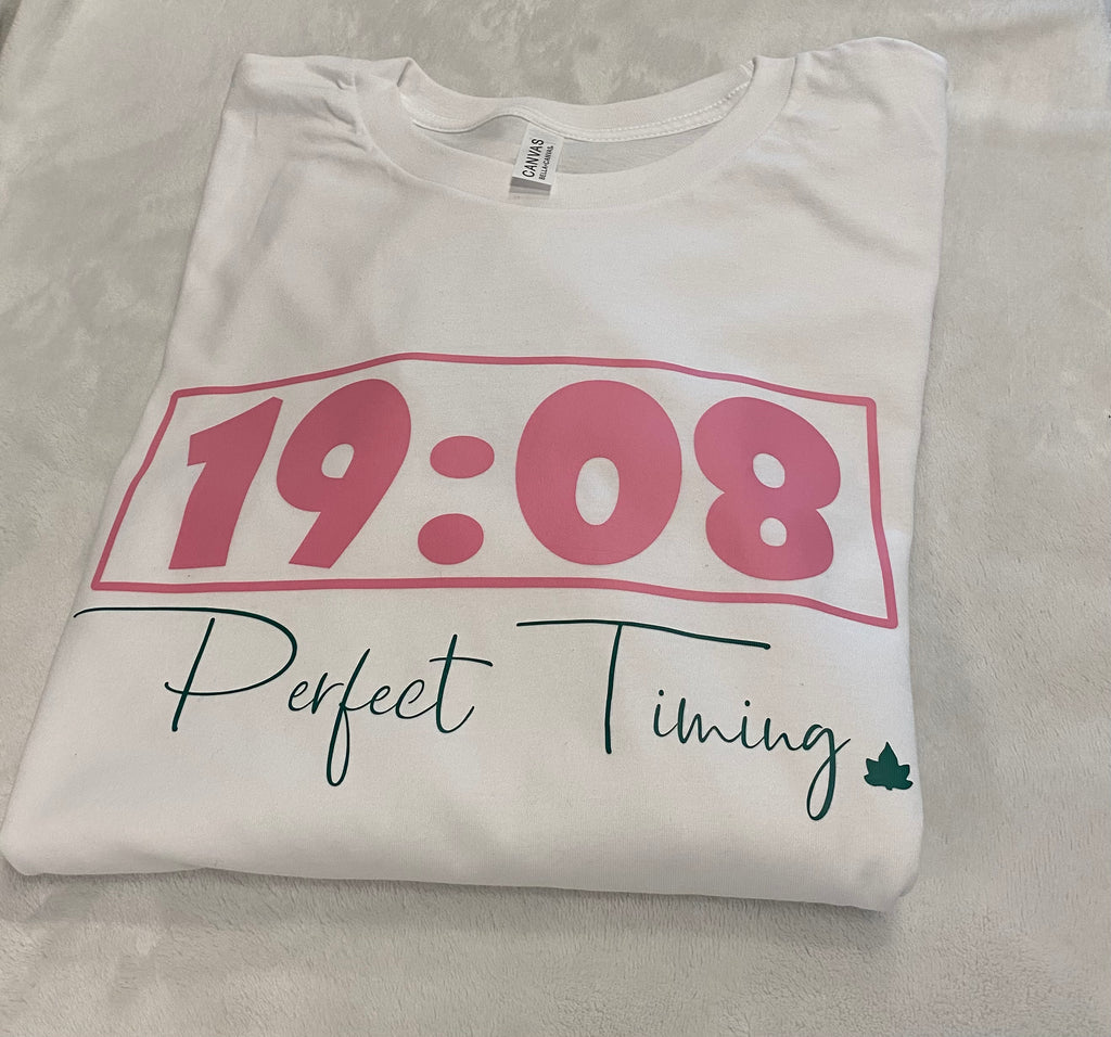 19:08 Perfect Timing tee